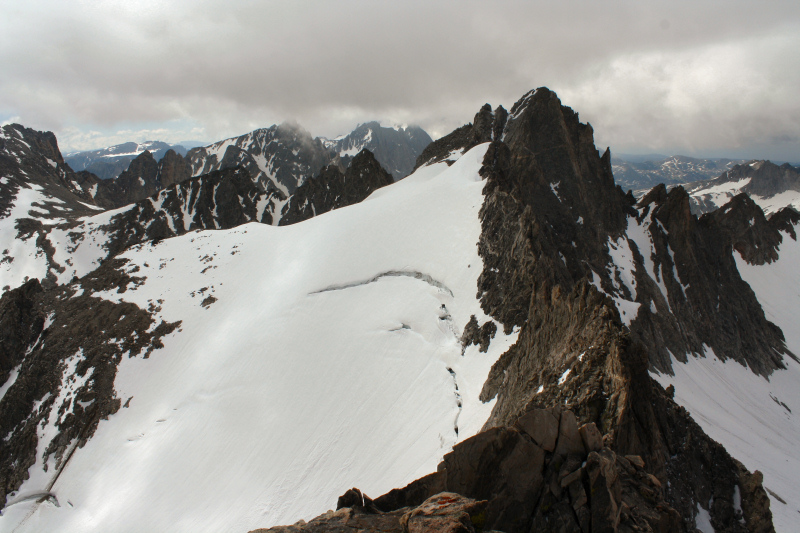 Climbing down the crux