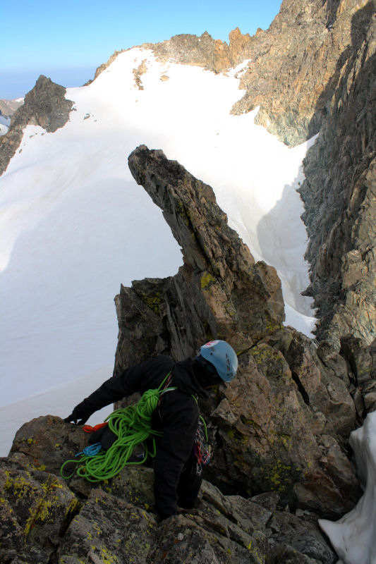 Scrambling on Turret Peak